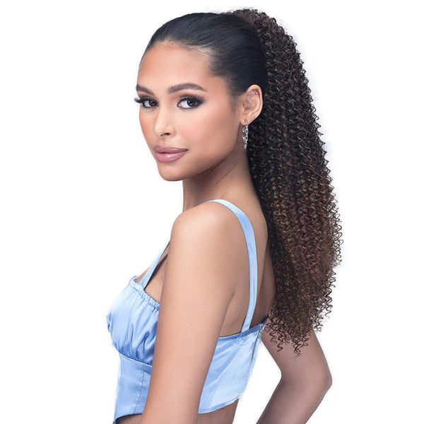 Water wave 14in drawstring ponytail