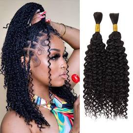 18in Water wave bulk hair